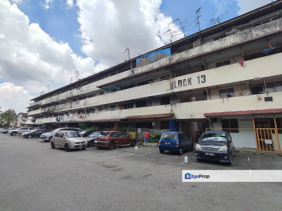 Flat Taman Ungku Tun Aminah @ Skudai Low Cost Flat For Sale 4th Floor, Johor, Johor Bahru