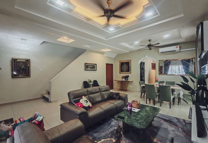 Taman Nusantara Prima @ Iskandar Puteri, Nusajaya Double Storey Cluster For Sale Fully Renovated with good Condition 