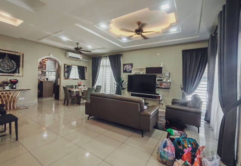 Taman Nusantara Prima @ Iskandar Puteri, Nusajaya Double Storey Cluster For Sale Fully Renovated with good Condition 