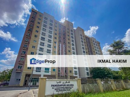 Rumah Untuk Dijual Pangsapuri Akasia Bukit Rimau Shah Alam, Selangor, Shah Alam