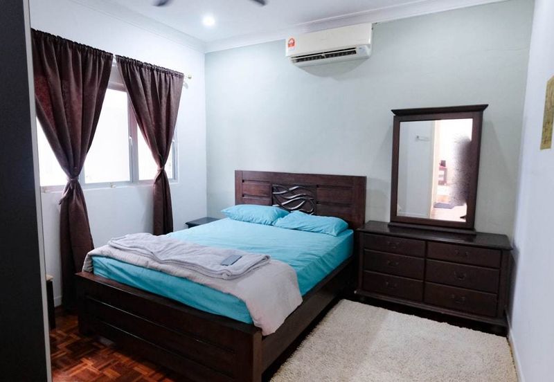 Bungalow on hillside with magnificent view of Bukit Melawati. Taman Melawati. 