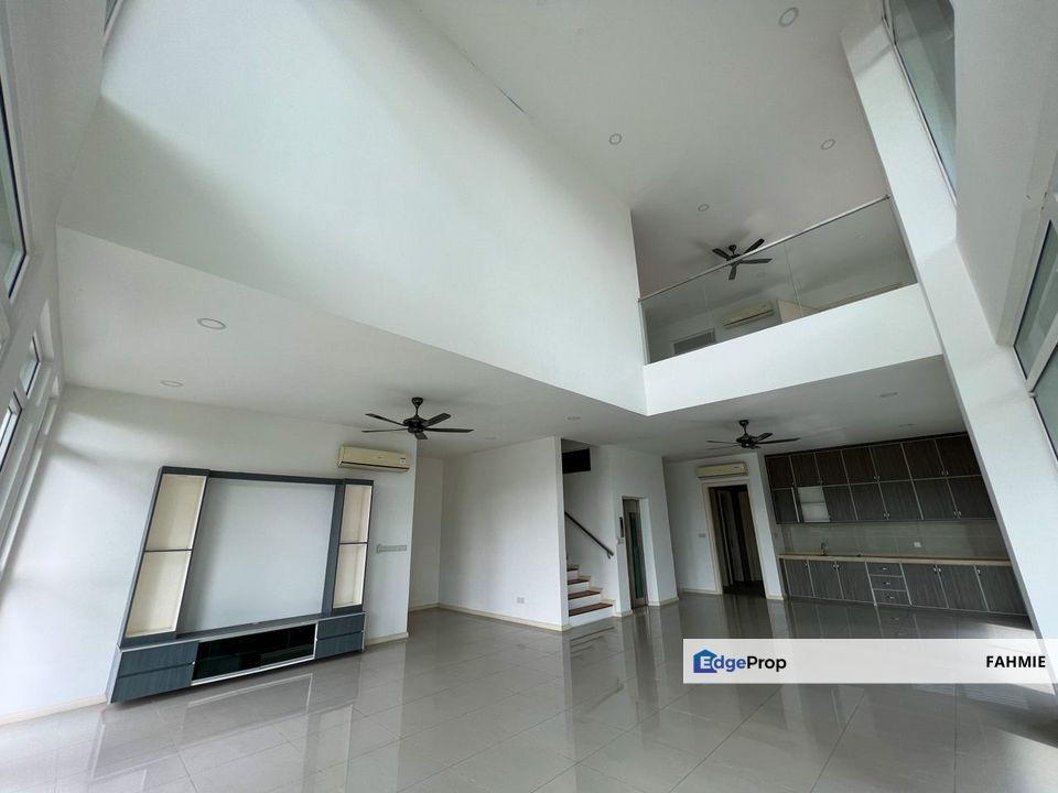 Lake view from backyard. The Rafflesia. Damansara Perdana. , Selangor, Damansara Perdana