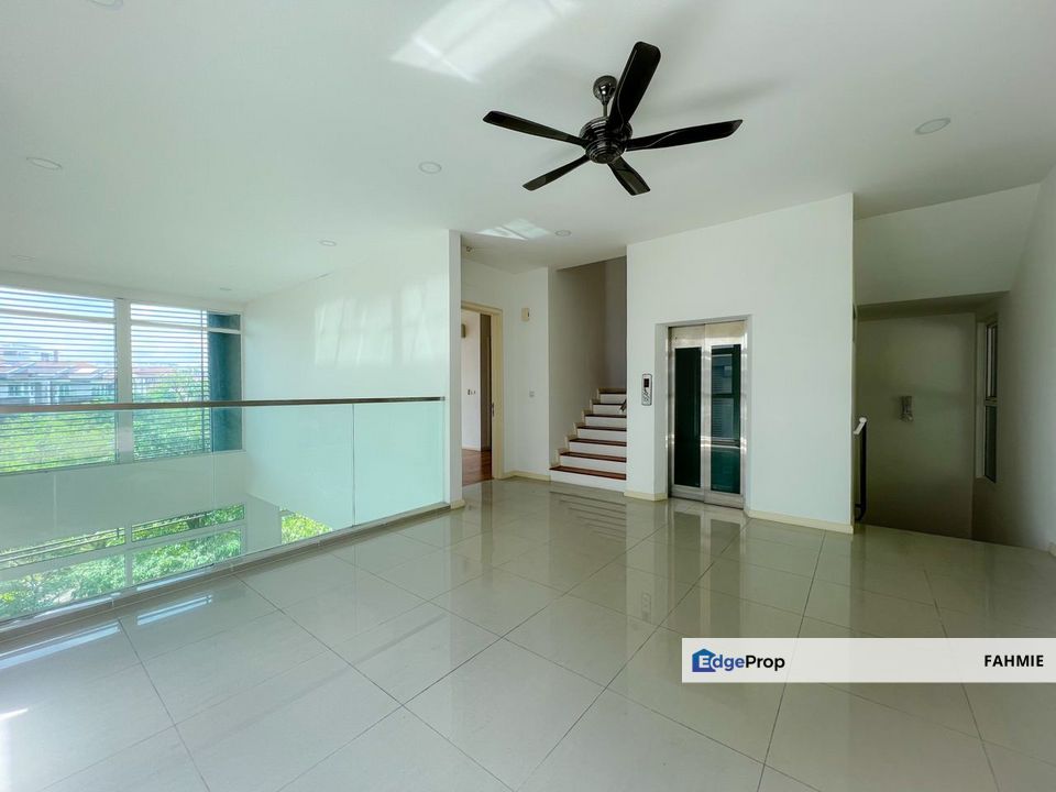 Lake view from backyard. The Rafflesia. Damansara Perdana. , Selangor, Damansara Perdana