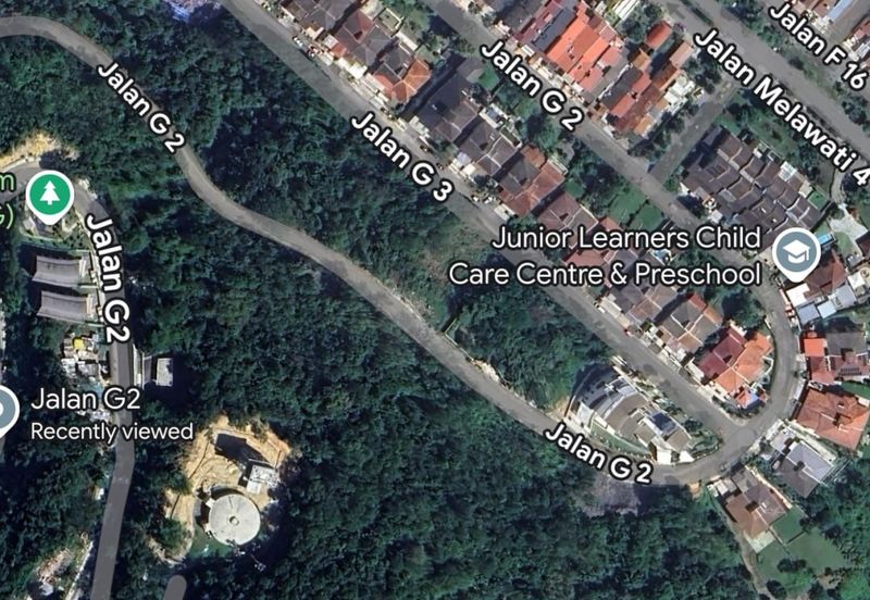Freehold. Non bumi lot. Jalan G2. Taman Melawati. 