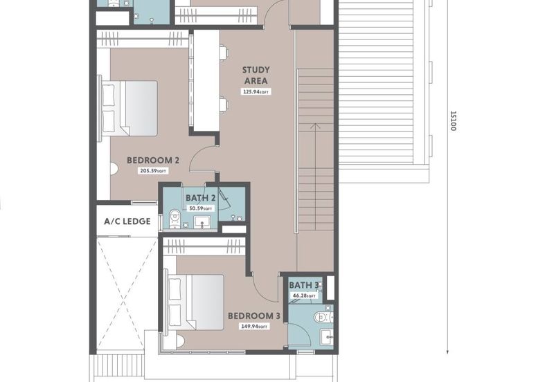 East 57 (Residensi Laman Timur)