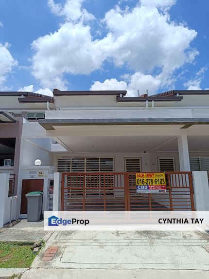 Double storey terrace with new painted. Basic unit in Mekar, Bandar Ainsdale, Seremban, Negeri Sembilan, Seremban