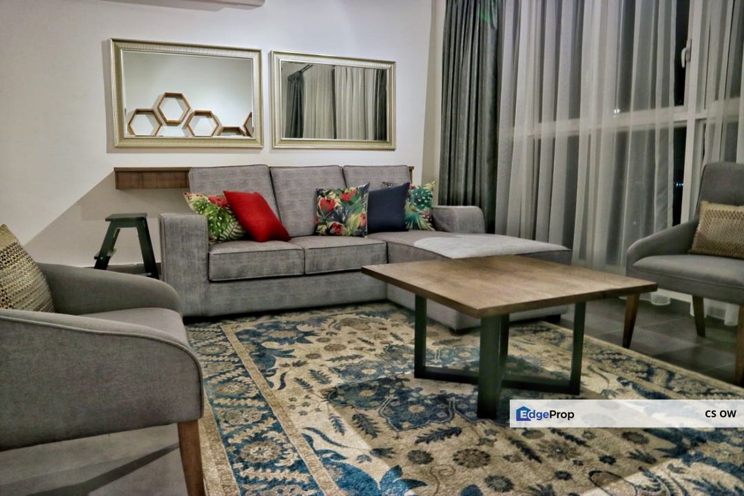 Sentrio Suites (Sentrio Pandan), Desa Pandan, Kuala Lumpur, 3 Bedroom Fully Furnished For Rent, Kuala Lumpur, Desa Pandan