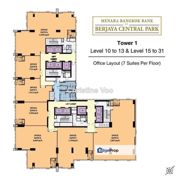 Menara Bangkok Bank @ Berjaya Central Park, Kuala Lumpur, KL City