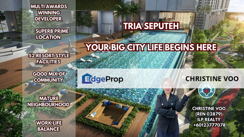 TRIA Seputeh, your dream home, Great Location, Modern Lifestyle facilities, Convenient Living , Kuala Lumpur, Seputeh