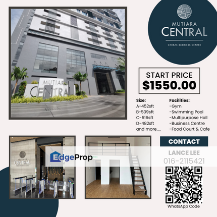 Mutiara Central Office Suites, Kuala Lumpur, Cheras