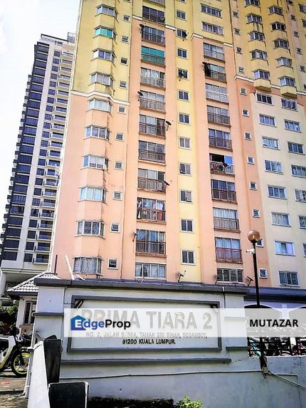 FREEHOLD, Prima Tiara 2 Apartment in Segambut KL - Well Kept & Strata Title Ready, Kuala Lumpur, Segambut