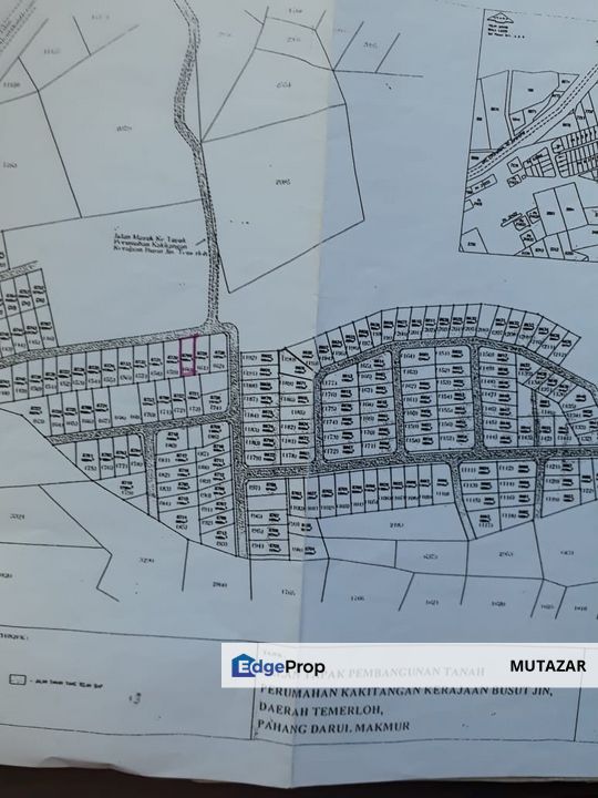 Tanah Lot Bangunan @ Batu 3 Jalan Temerloh-Mentakab, Pahang - Geran Individu & Sudah Ada Infra, Pahang, Temerloh