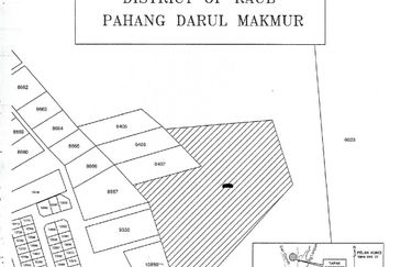 FREEHOLD Land For Sale in Bukit Koman @ Raub, Pahang - Near Town
