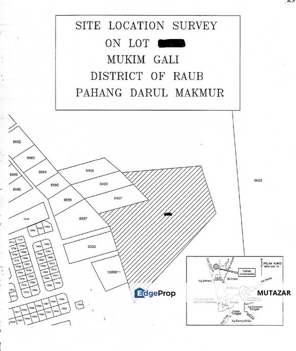 FREEHOLD Land For Sale in Bukit Koman @ Raub, Pahang - Near Town, Pahang, Raub