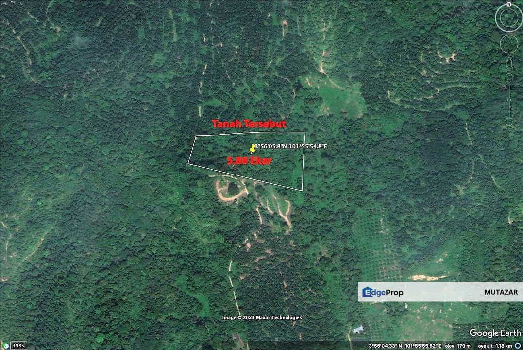 Kebun Buah-Buahan Seluas 5.88 Ekar di Raub, Pahang - FREE Lot Kediaman Seluas 60 x 80 kaki dekat Masjid dengan infra lengkap !!!, Pahang, Raub