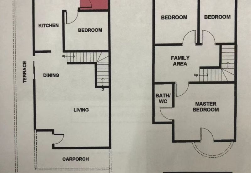 FREEHOLD END LOT, Double Storey Terrace House @ Taman Setiawangsa, KL - Extra Land at Side & Huge Parking Space Up To 4 Cars