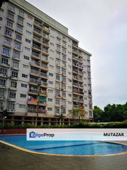 PRICE REDUCED! Pangsapuri Cahaya Permai @ Seri Kembangan, Selangor - Partially Furnished With Swimming Pool, Selangor, Seri Kembangan