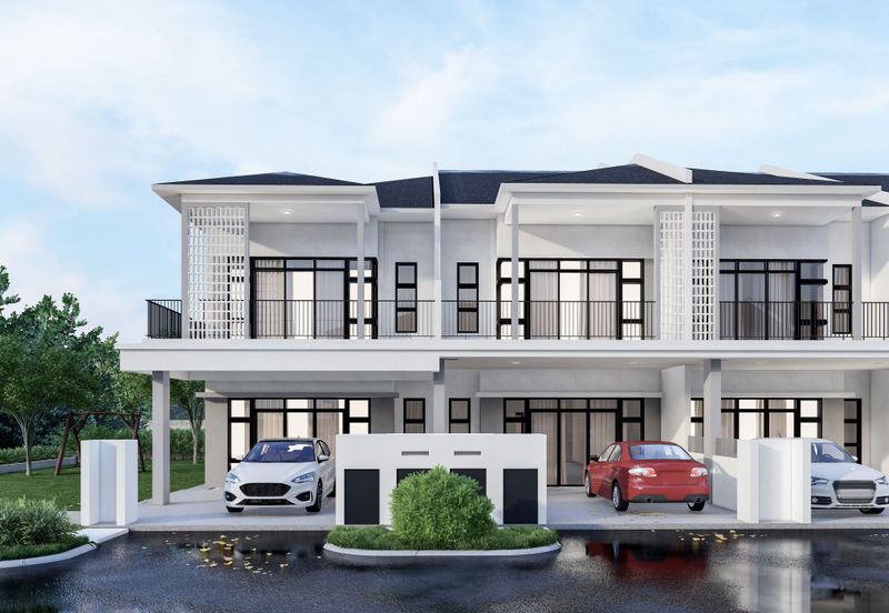 NEW Double Storey Terrace House Near KLIA, Sepang - Big Built Up With Balcony, Dry & Wet Kitchen!