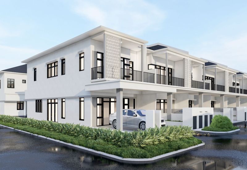 NEW Double Storey Terrace House Near KLIA, Sepang - Big Built Up With Balcony, Dry & Wet Kitchen!