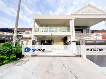 FOR SALE: [FULLY RENOVATED] Double Storey Superlink House @ Taman Kajang Utama, Kajang - Extended Kitchen & Living Hall, Selangor, Kajang