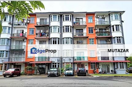 CORNER UNIT, Rosana Villa Apartment @ Puchong - Renovated, Partially Furnished with Balcony For Sale, Selangor, Puchong