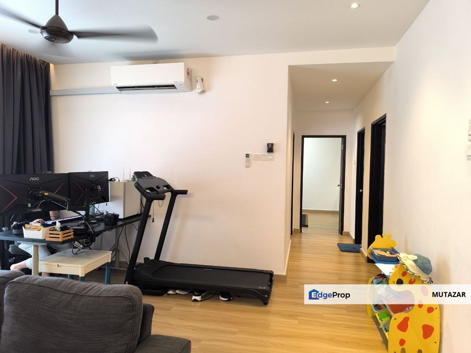 3 COVERED CAR PARK! Residensi Pr1ma @ Kajang Utama, Kajang - Balcony, Plaster Ceiling, Kitchen Cabinet & New Flooring , Selangor, Kajang