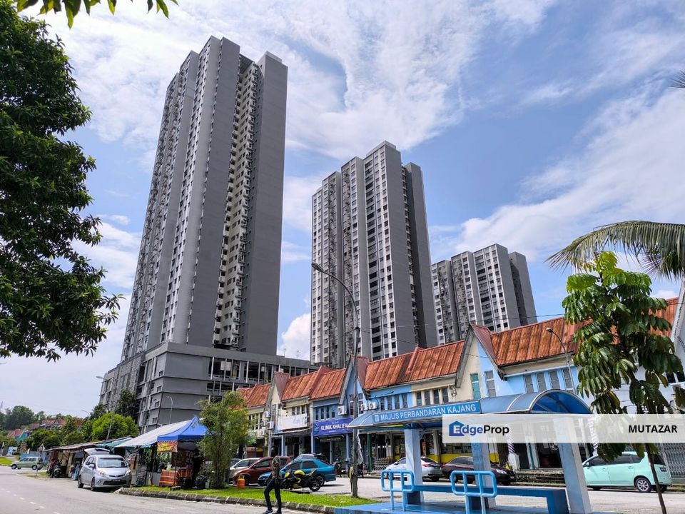 3 COVERED CAR PARK! Residensi Pr1ma @ Kajang Utama, Kajang - Balcony, Plaster Ceiling, Kitchen Cabinet & New Flooring , Selangor, Kajang