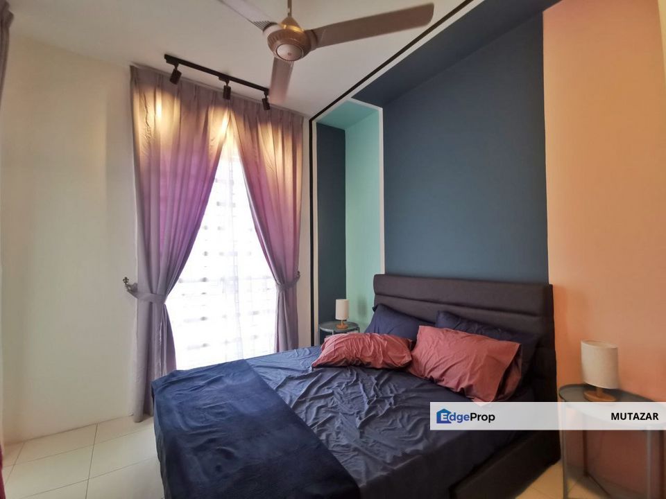 END LOT FULLY FURNISHED, Puncak Hijauan Apartment @ Bangi, Dekat Stesen Komuter & UKM For Sale, Selangor, Bangi