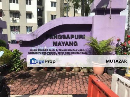 Mayang Apartment, Puncak Jalil @ PUJ 8 Urgently - Good For Investment For Sale, Selangor, Puncak Jalil