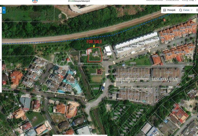 FREEHOLD Bungalow Land at Taman Meringin Indah, Kajang - Near Country Heights  FOR SALE