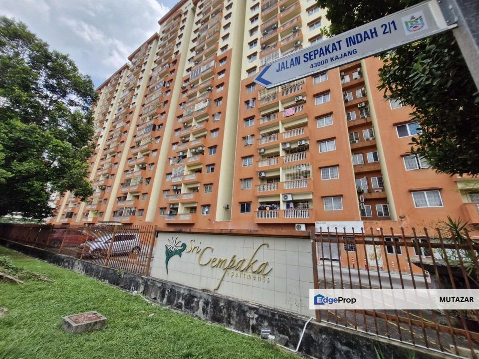 FREEHOLD, Sri Cempaka Apartment @ Kajang - Level 1, Below Market Value For Sale, Selangor, Kajang
