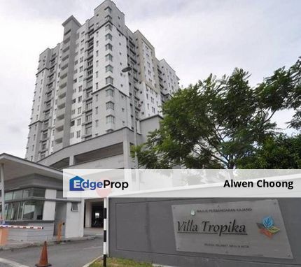 Bank Lelong Villa Tropika Apartment: No. VT-11-05, 11th Floor, Villa Tropika Apartment, Jalan Villa Tropika, Taman Villa Tropika, 43000, Kajang, Selan, Selangor, Kajang