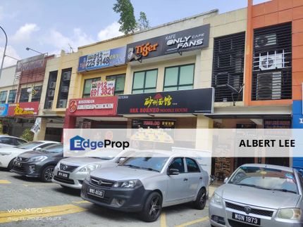 Taman Usahawan Kepong 2 storeys Shop-office for Sale, Good Explosure, Kuala Lumpur, Kepong