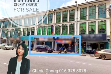 Jalan Raja Musa Aziz Ipoh Town 3 Storey Shoplot For Sale 