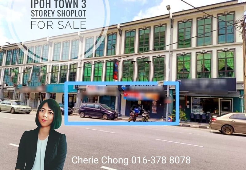 Jalan Raja Musa Aziz Ipoh Town 3 Storey Shoplot For Sale 