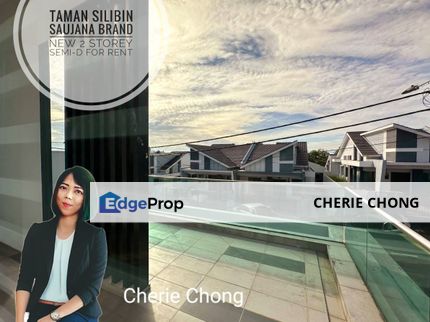 Taman Silibin Saujana Brand New Double Storey Semi-D House For Rent , Perak, Ipoh