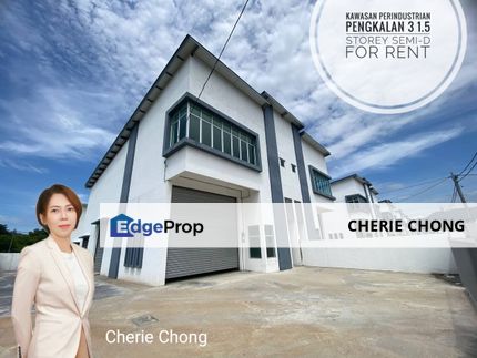 Kawasan Perindustrian Pengkalan 3 1.5 Storey Semi-D Factory For Rent , Perak, Ipoh