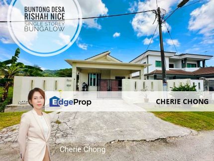 Buntong Desa Rishah Nice Single Storey Bungalow For Sale , Perak, Ipoh