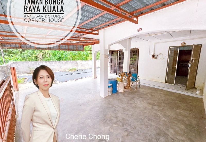 Taman Bunga Raya, Kuala Kangsar Double Storey Terrace House Corner Unit For Sale 