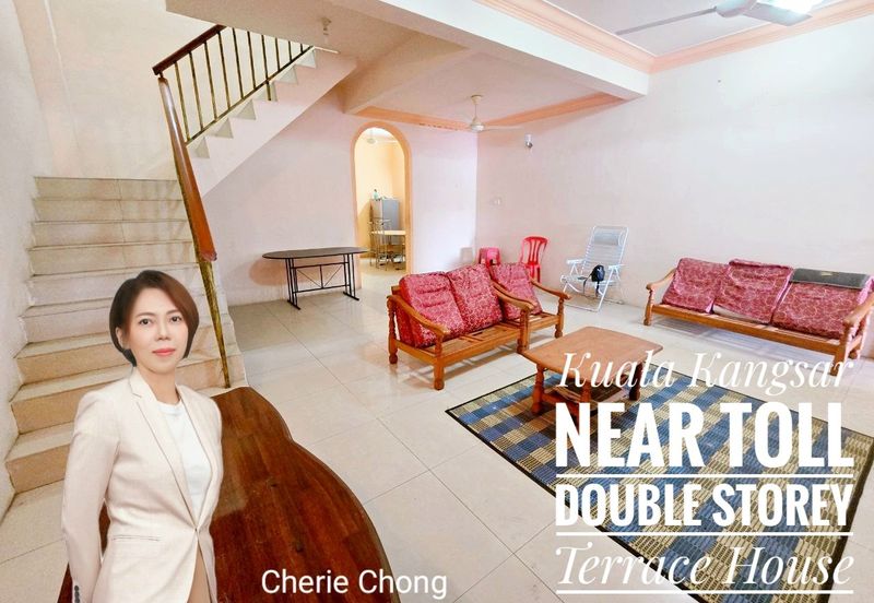 Kuala Kangsar Near Toll Double Storey Terrace House 