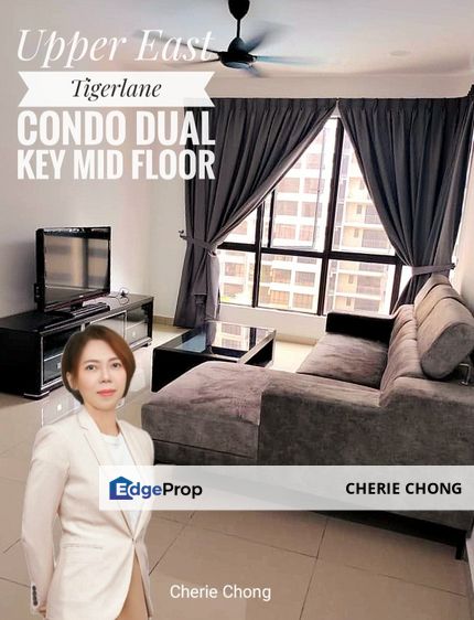 Upper East Tigerlane Condo Dual Key Mid Floor Nice Pool View Unit , Perak, Ipoh