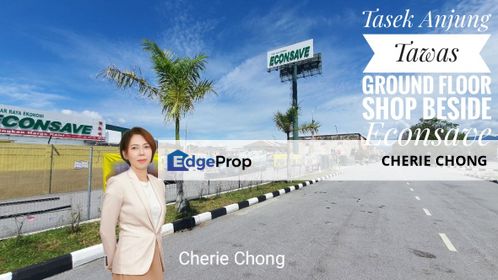 Tasek Anjung Tawas Ground Floor Shop Beside Econsave Facing Main Road Near Ipoh Town Bercham, Perak, Ipoh