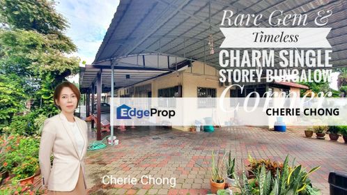 Rare Gem & Timeless Charm Single Storey Bungalow Corner Lot , Perak, Ipoh