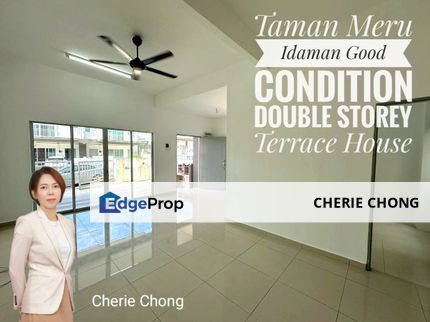 Ipoh Town Taman Meru Idaman Good Condition Double Storey Terrace House , Perak, Ipoh