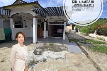 Kuala Kangsar Taman Bunga Raya Spacious Single Storey Corner House Near Town