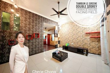 Tambun Le Greene Double Storey Terrace House Facing Field 