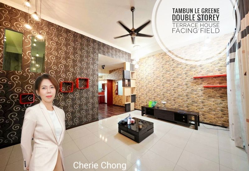 Tambun Le Greene Double Storey Terrace House Facing Field 