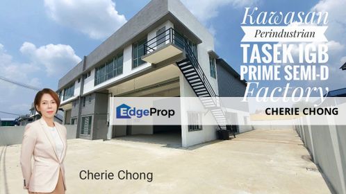 Hot Area Kawasan Perindustrian Tasek IGB Brand New Prime Semi-D Factory Good Condition Easy Access Highway , Perak, Ipoh