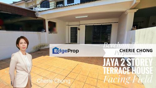 Bercham Taman Perpaduan Jaya Double Storey Terrace House Facing Field , Perak, Ipoh