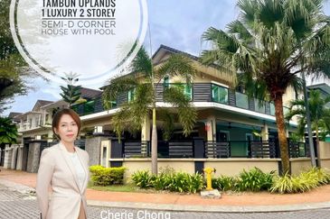 Tambun Ipoh Uplands 1 Luxury Double Storey Semi-D Corner House With Beautiful Private Pool